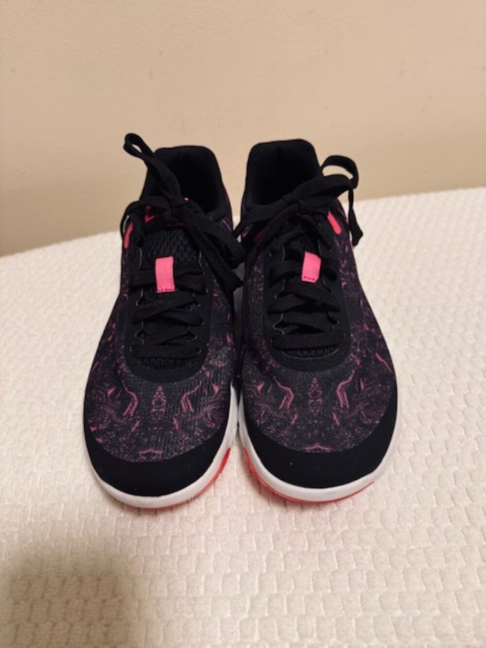 Nike Flex Experience RN 5 Premium Pink Black Sz 6.5 EUC 844673-003